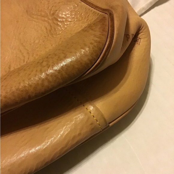 PRADA VINTAGE LEATHER HANDBAG GUC DUST BAG INCL NICE CONDITION USED - Picture 14 of 15